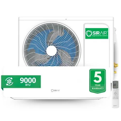 9000 BTU Non-Inverter Midwall Split Aircon + 3m Pipe Kit